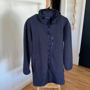Women's Synchilla Fleece Coat sz S dark blue